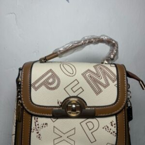 Beautiful Cream Leather Bag
